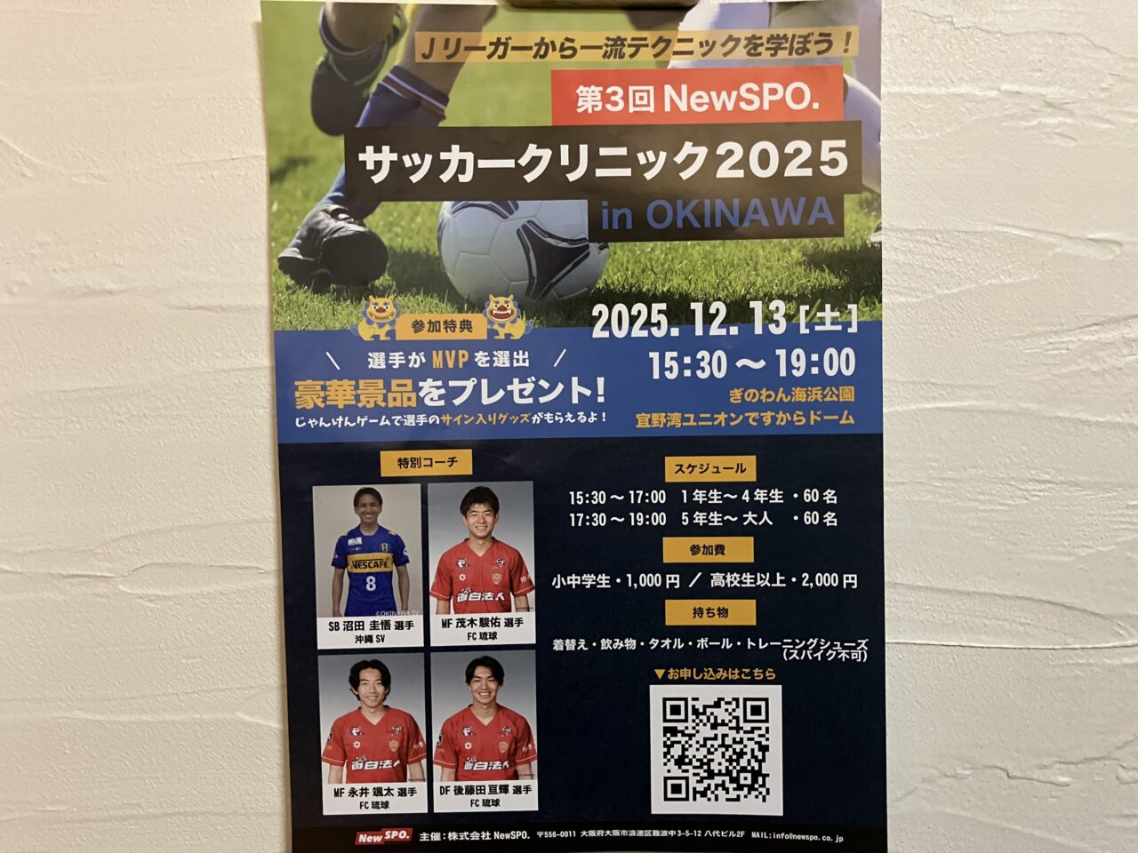 soccer clinic ginowan